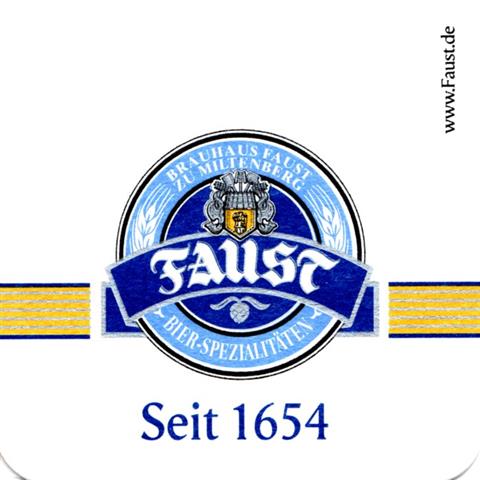 miltenberg mil-by faust schlappe 1a (quad180-faust-seit 1654)
